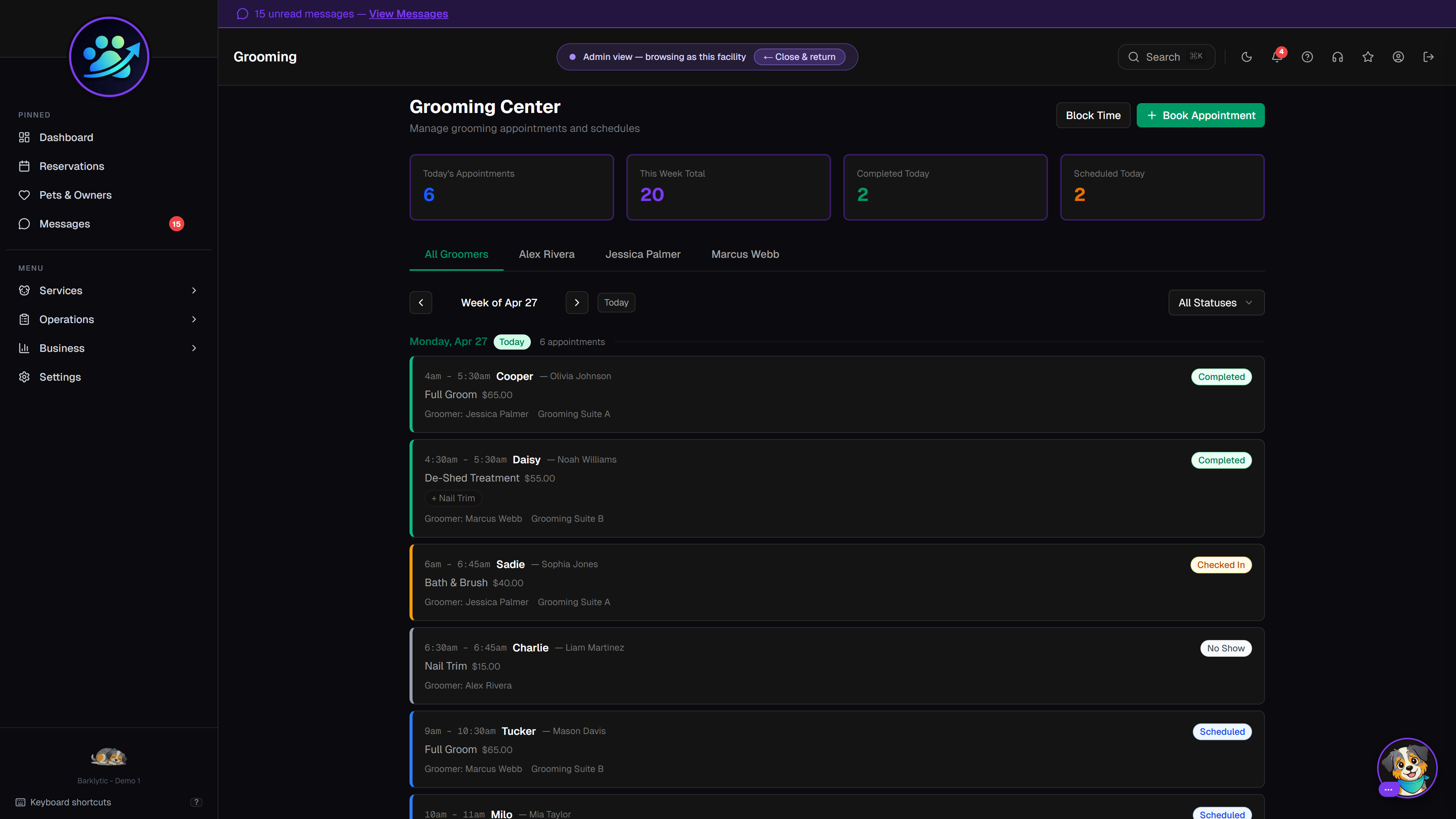 Grooming — Barklytic