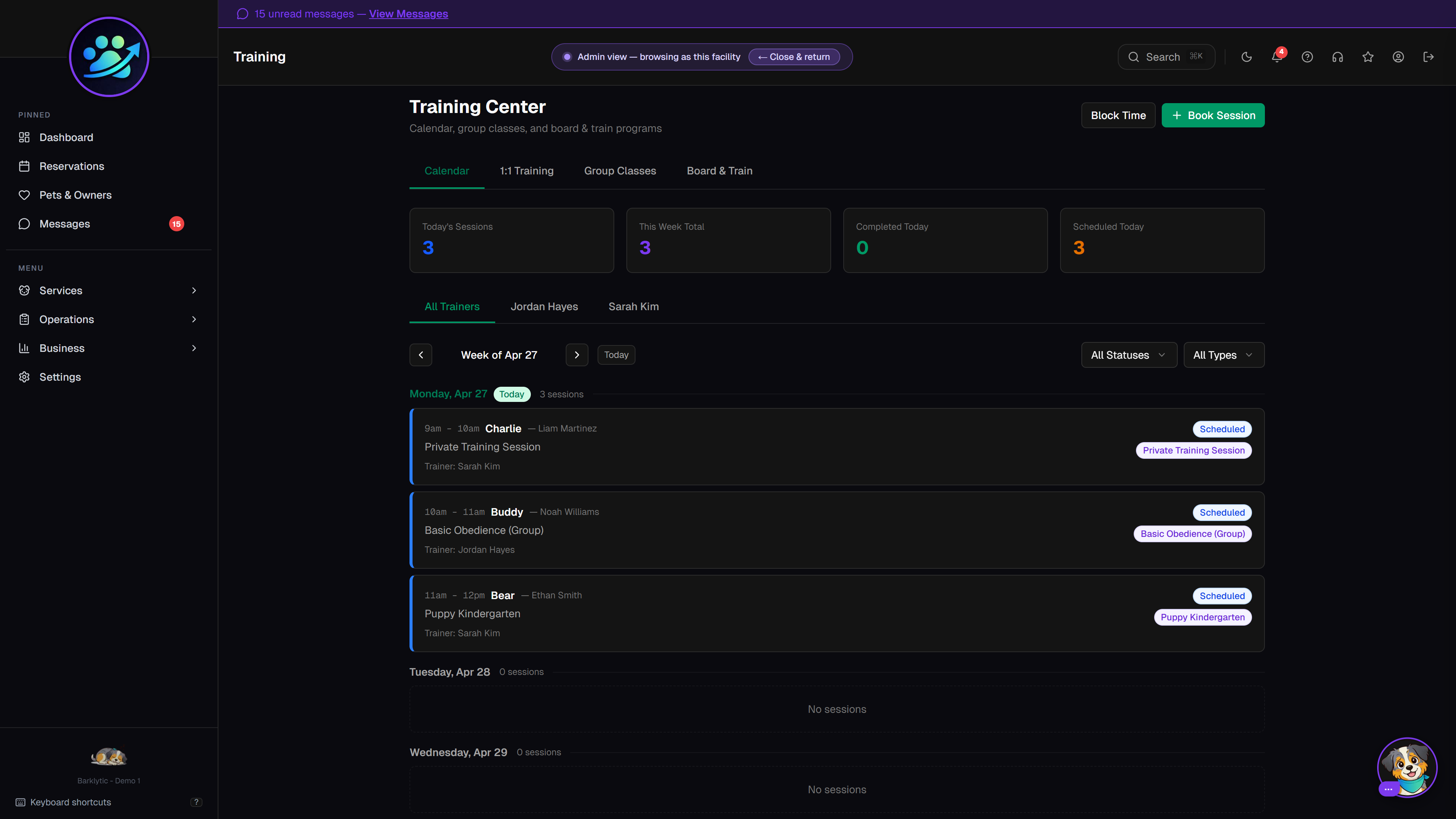 Training — Barklytic